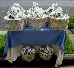 heart shaped release baskets